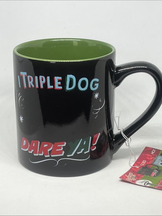 A Christmas Story Other - A Christmas Story Dare Ya! Black and Green Ceramic Coffee Mug